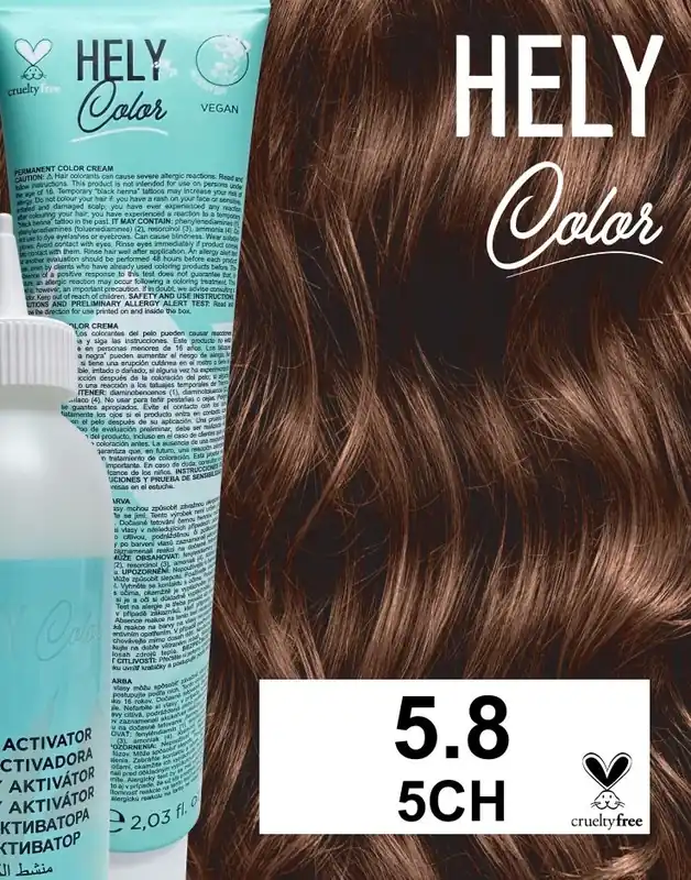 Hely Color permanentní barva na vlasy - světle hnědá čokoláda (5.8/5CH) 60 ml Ihned K Objednání