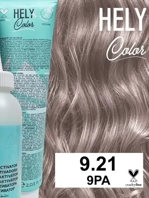 Autentický Hely Color permanentní barva na vlasy - velmi světlá blond fialová perla (9.21/9PA) 60 ml