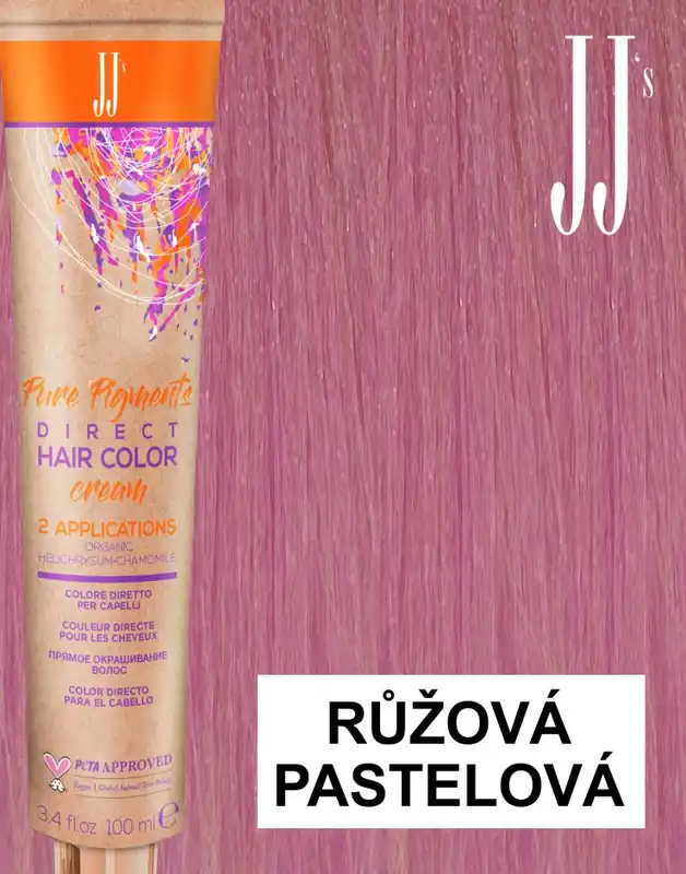 Ihned K Objednání JJ's Direct Baby Pink barva na vlasy pastelová růžová 100 ml