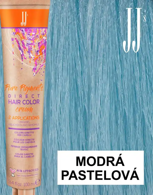 Cenová Bomba JJ's Direct Blue Dream barva na vlasy pastelová modrá 100 ml