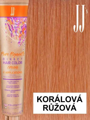 JJ's Direct Champagne Rose barva na vlasy korálová růžová 100 ml Aktuální