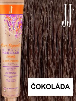 Poslední Šance JJ's Direct Chocolate barva na vlasy čokoládová 100 ml