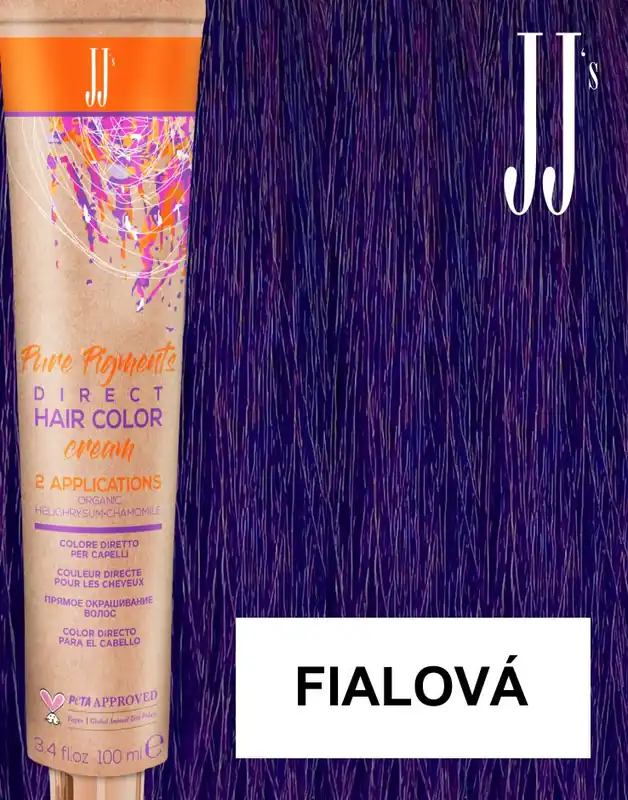 JJ's Direct Cyclamen Violet barva na vlasy fialová 100 ml Vysoce Kvalitní