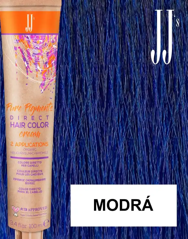 JJ's Direct Deep Blue barva na vlasy modrá 100 ml Speciální Cena