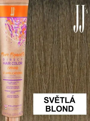 Cenová Bomba JJ's Direct Light Blond barva na vlasy světlá blond 100 ml