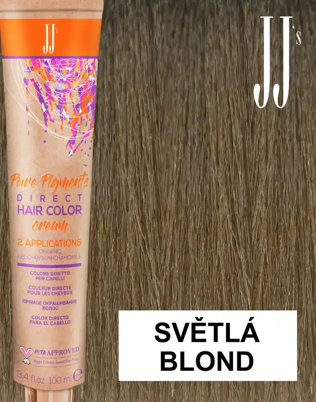 Cenová Bomba JJ's Direct Light Blond barva na vlasy světlá blond 100 ml