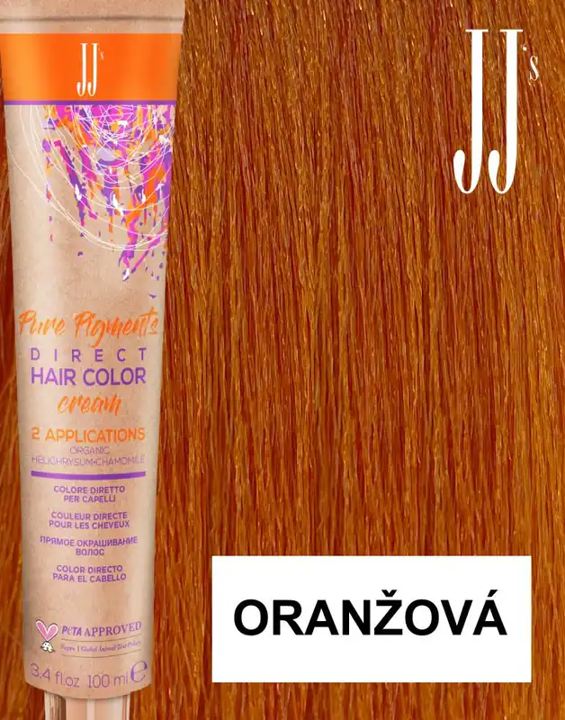 JJ's Direct Orange Tiger barva na vlasy oranžová 100 ml Autentický