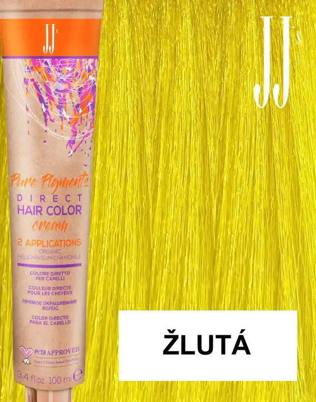 JJ's Direct Smile Yellow barva na vlasy žlutá 100 ml Výhodná Nabídka