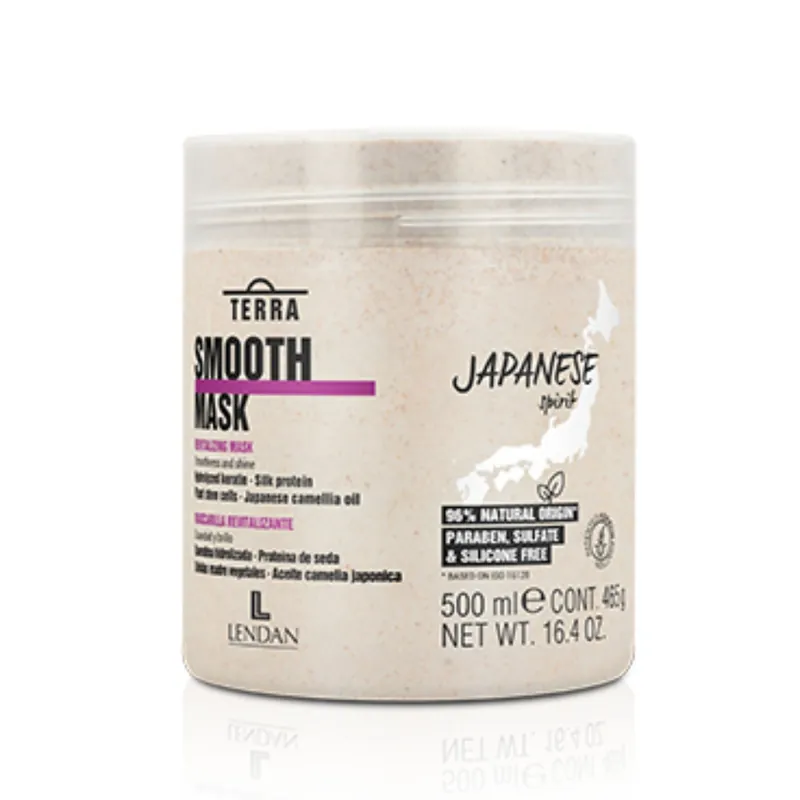Lendan Terra Smooth uhlazující maska pro krepaté vlasy 500 ml Vysoce Kvalitní