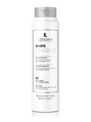 Nízká Cena Lendan White Charge tónující šampón pro blond vlasy 300 ml