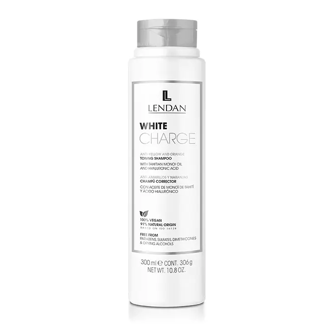 Nízká Cena Lendan White Charge tónující šampón pro blond vlasy 300 ml