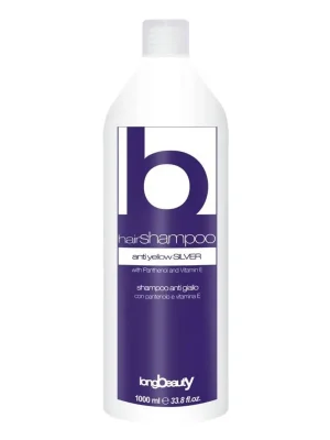 LongBeauty AntiYellow Silver šampon pro blond vlasy 1000 ml Super Cena