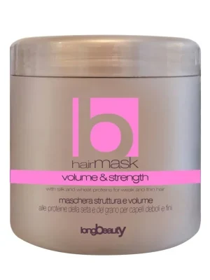 Bezpečná Platba LongBeauty maska Volume & Strength 1000 ml
