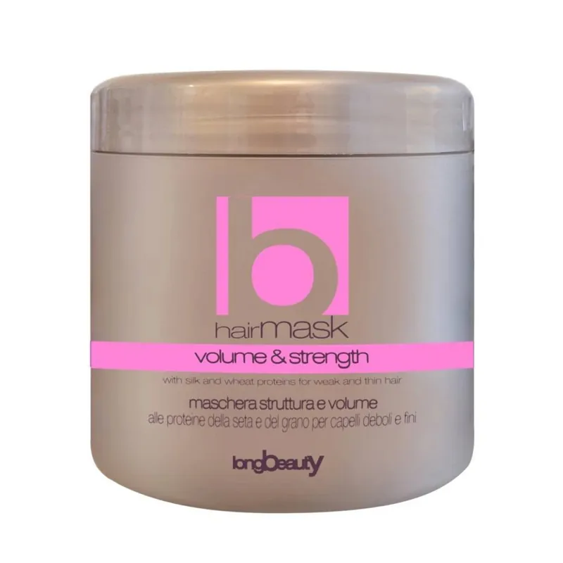Bezpečná Platba LongBeauty maska Volume & Strength 1000 ml