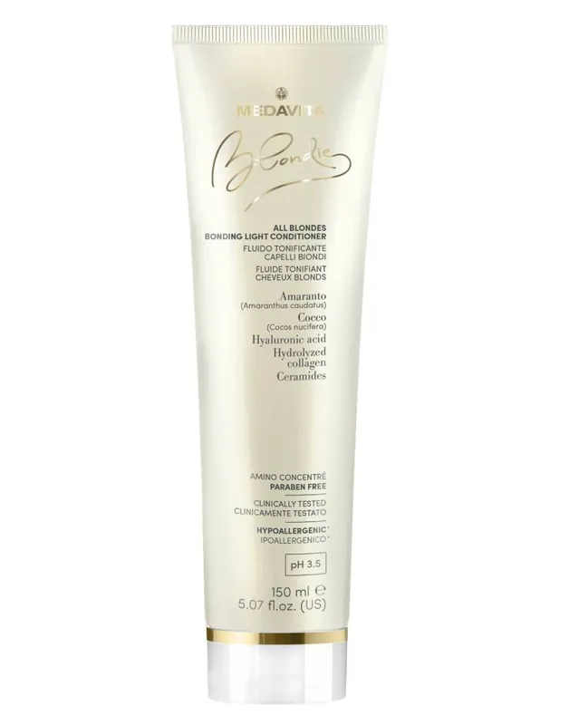 Medavita Blondie All Blondes posilující kondicionér pro blond vlasy 150 ml Cenově Výhodný