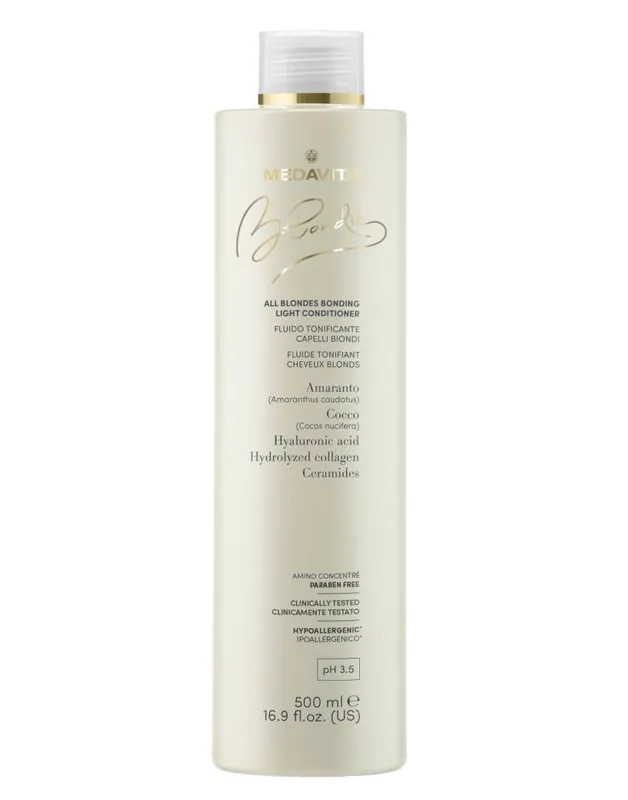 Medavita Blondie All Blondes posilující kondicionér pro blond vlasy 500 ml Hit Sezóny