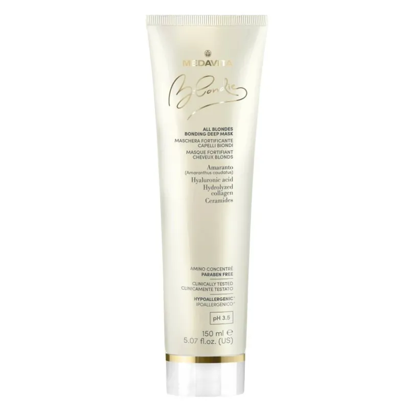 Medavita Blondie All Blondes posilující maska pro blond vlasy 150 ml Aktuální