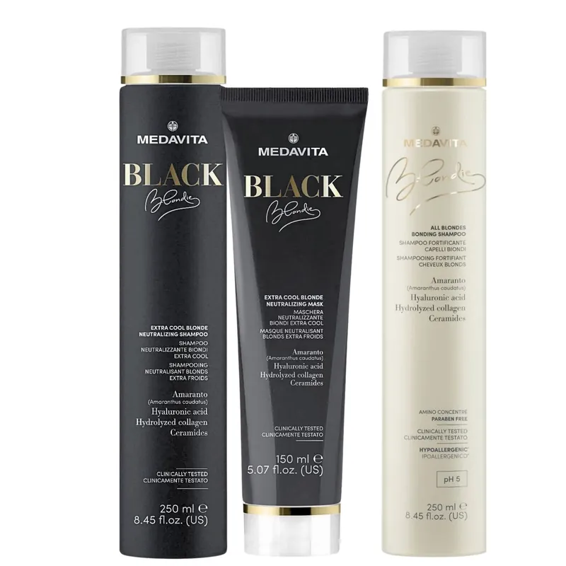 Doprava Zdarma Medavita Blondie Black kosmetická sada pro extra ledovou blond