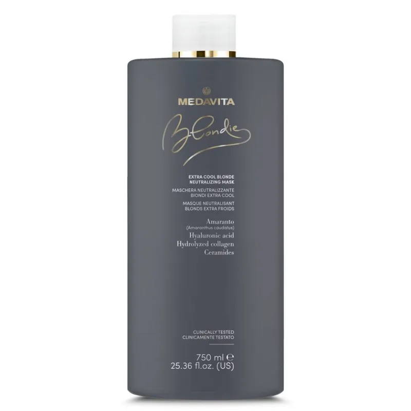 Poslední Šance Medavita Blondie Black maska pro extra studenou blond 750 ml