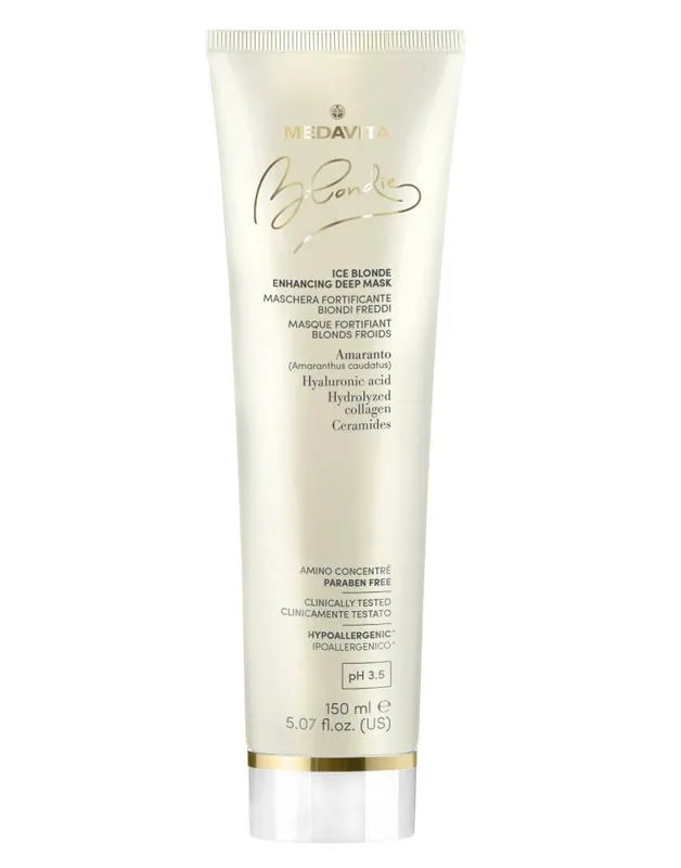 Medavita Blondie Ice Blondes maska pro studené blond vlasy 150 ml Ověřený