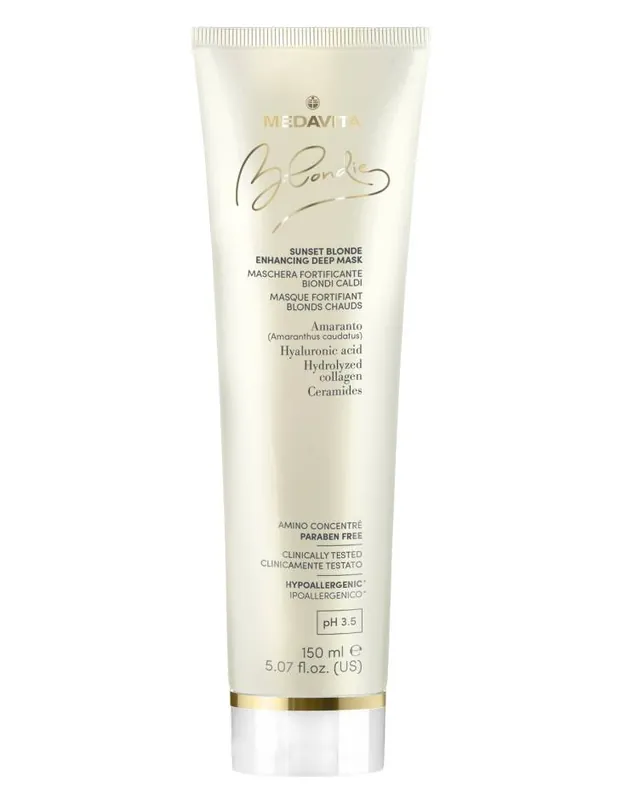 Medavita Blondie Sunset Blondes maska pro teplé blond vlasy 150 ml Jen Po Omezenou Doba