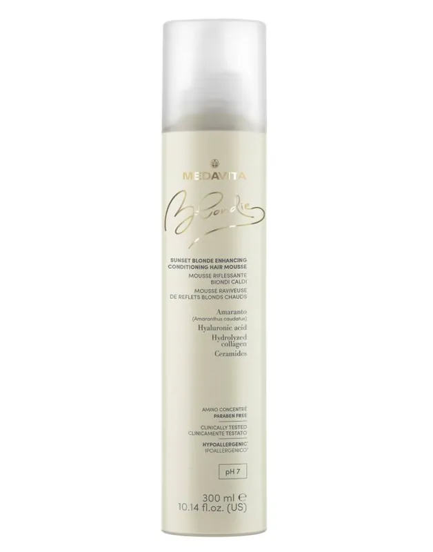 Nakupujte Hned Medavita Blondie Sunset Blondes pěnový kondicionér pro teplé blond vlasy 300 ml