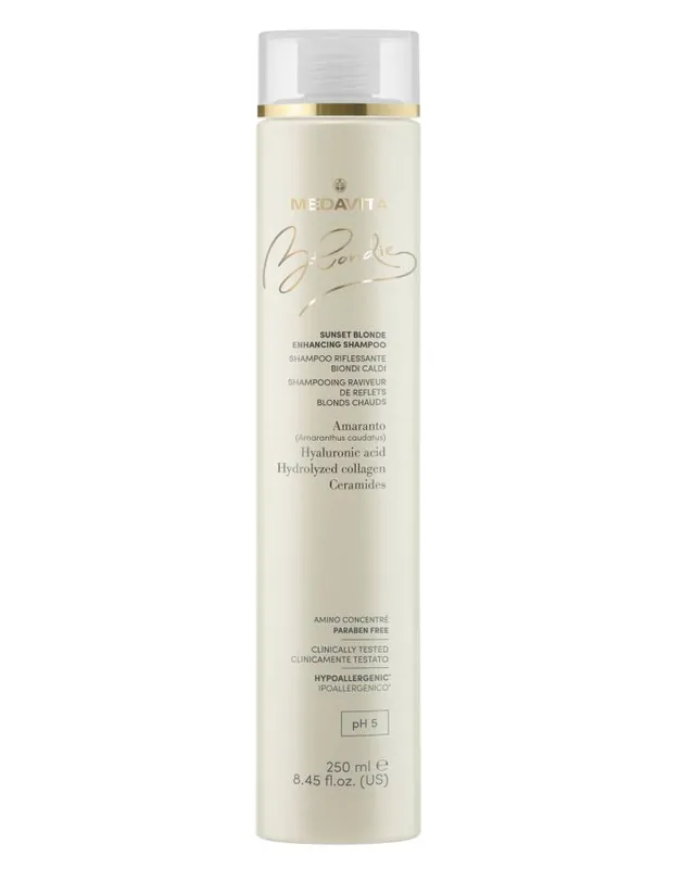 Must-Have Medavita Blondie Sunset Blondes šampón pro teplé blond vlasy 250 ml