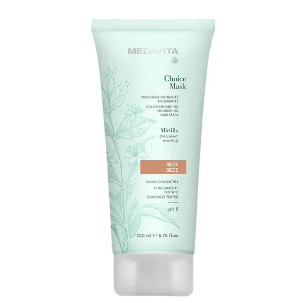 Bezpečná Platba MedaVita Choice barvící maska béžová (beige) 200 ml