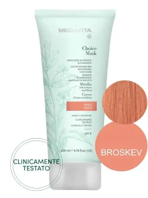 MedaVita Choice barvící maska broskvová (peach) 200 ml Poslední Šance