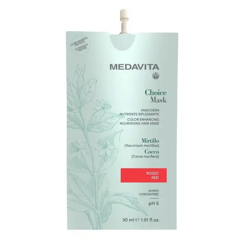 MedaVita Choice barvící maska červená (red) 30 ml Sezónní Sleva