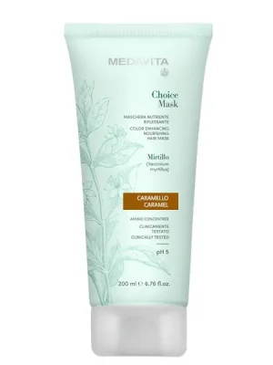 MedaVita Choice barvící maska karamelová (caramel) 200 ml Nejlepší Volba