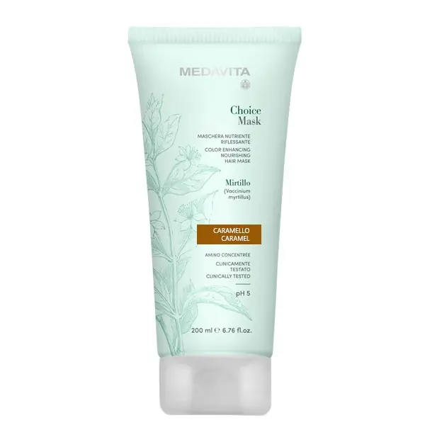 MedaVita Choice barvící maska karamelová (caramel) 200 ml Nejlepší Volba