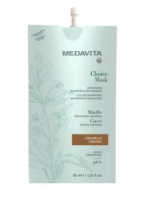 MedaVita Choice barvící maska karamelová (caramel) 30 ml Cenově Výhodný