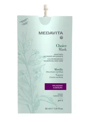 Časově Omezené MedaVita Choice barvící maska lilková (aubergine) 30 ml