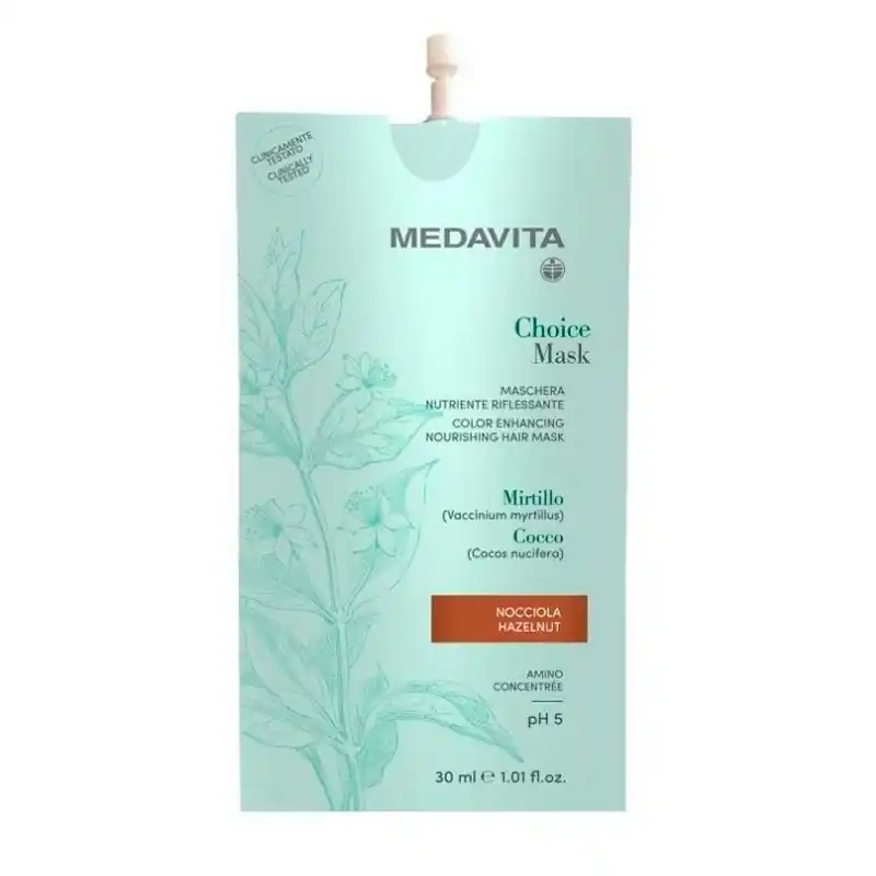 Hit Sezóny MedaVita Choice barvící maska oříšková (hazelnut) 30 ml