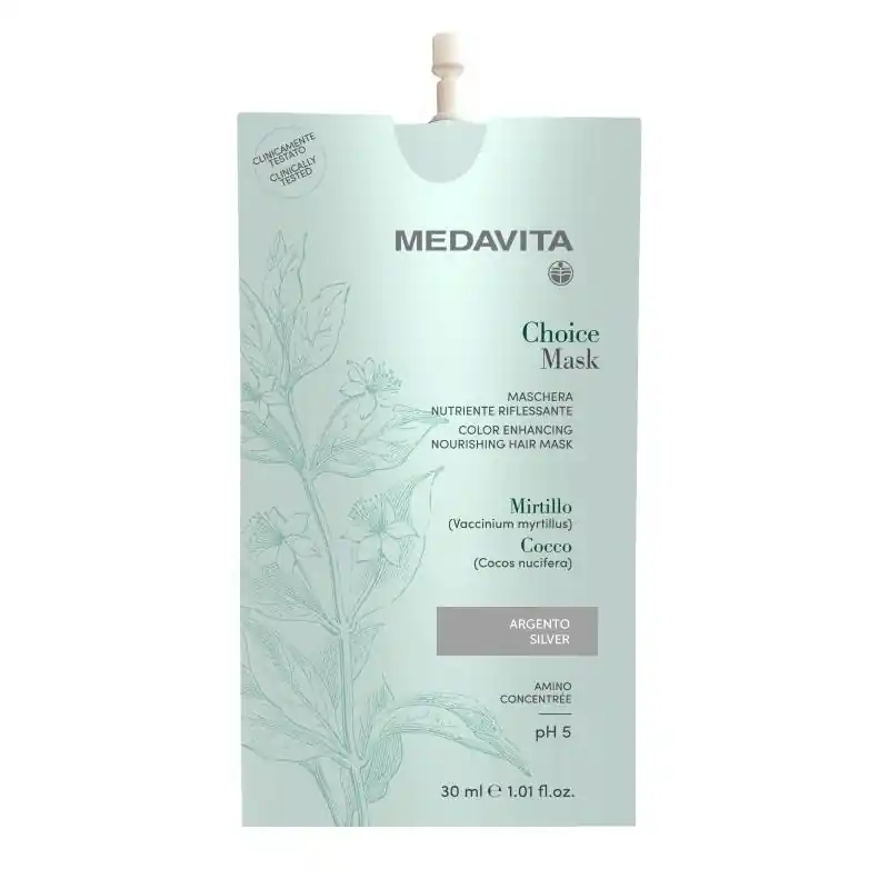 MedaVita Choice barvící maska stříbrná (silver) 30 ml Víkendová Akce
