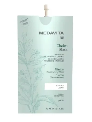 Dokud Zásoby Vydrží MedaVita Choice barvící maska studená neutro (clear) 30 ml