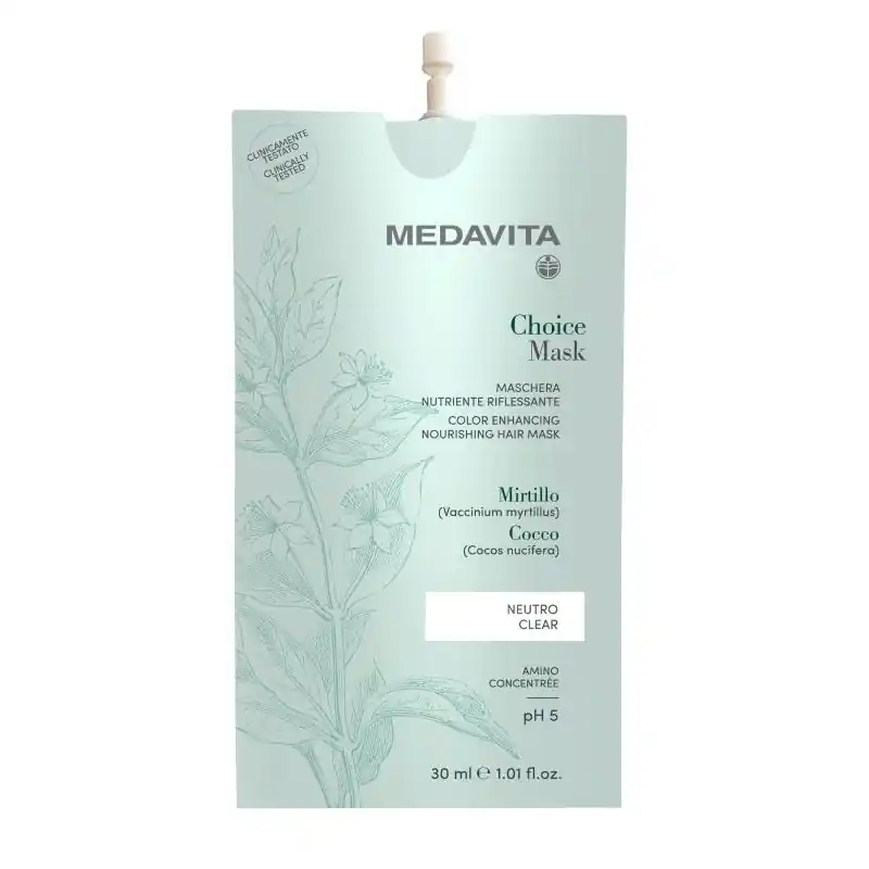 Dokud Zásoby Vydrží MedaVita Choice barvící maska studená neutro (clear) 30 ml