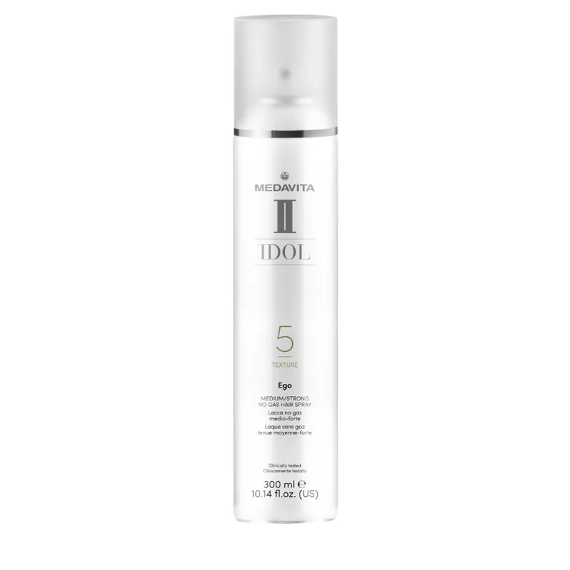 Přímo Od Výrobce Medavita Idol Ego Medium/Strong (5) silný lak bez plynu 300 ml