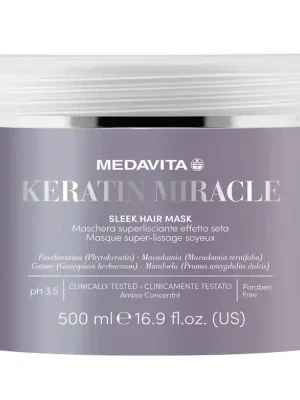 Medavita Keratin Miracle vyhlazující maska na vlasy 500 ml Rychlé Dodání