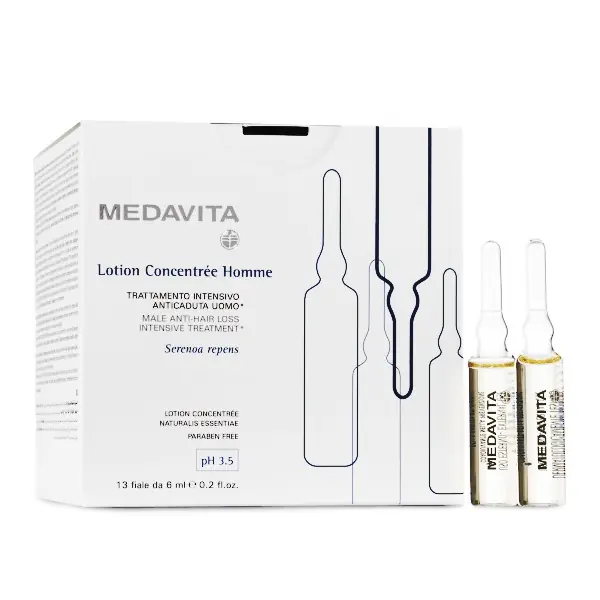 MedaVita Lotion Concentree Homme ampule proti vypadání pro muže 13 x 6 ml Dokud Zásoby Vydrží