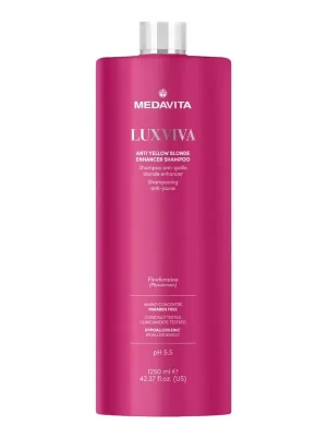Vysoce Kvalitní Medavita Luxviva Anti-Yellow šampon neutralizaci žlutých odlesků 1250 ml