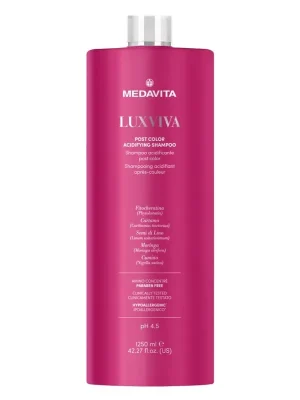 Originální Medavita Luxviva Post Color Acidifying šampon po barvení vlasů 1250 ml