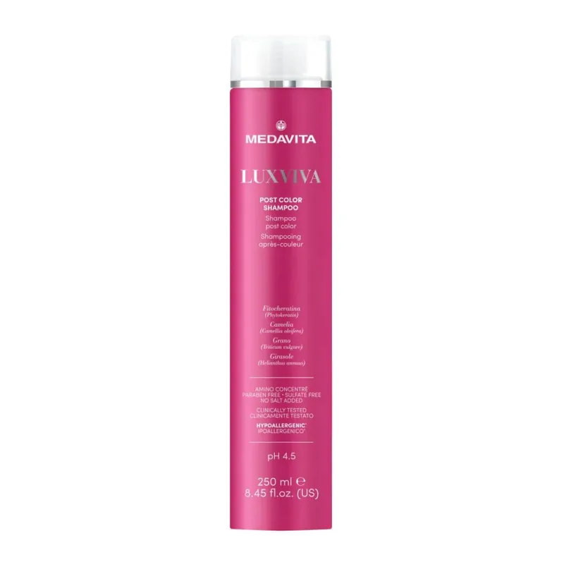 Tovární Cena Medavita Luxviva Post Color šampon na barvené vlasy 250 ml