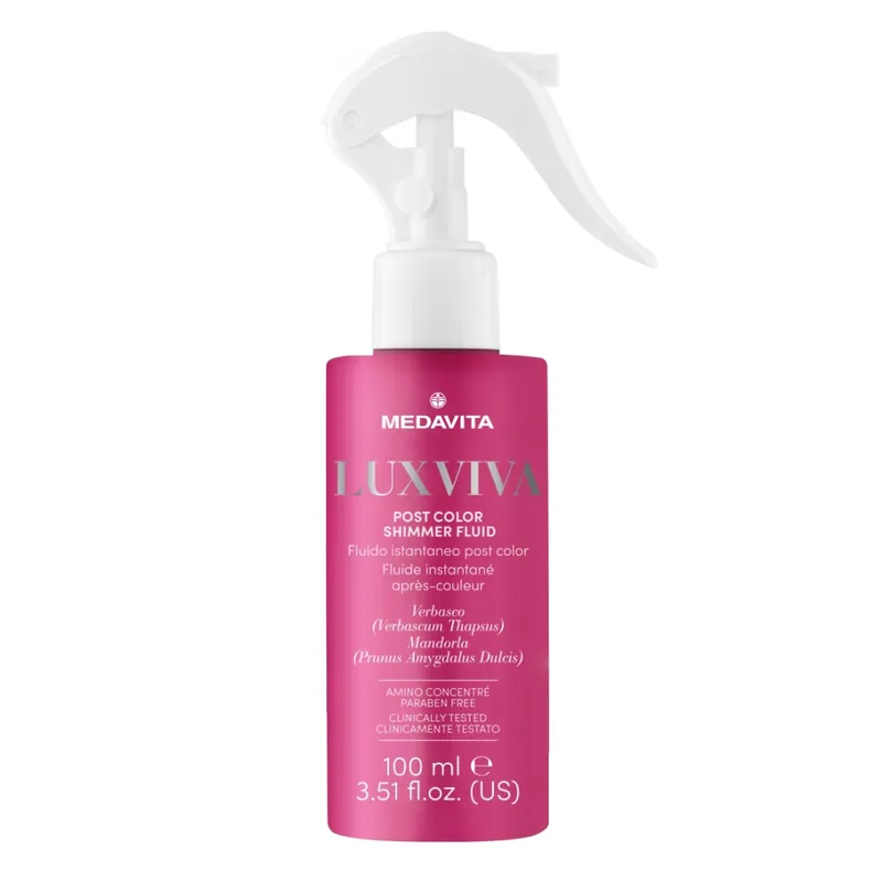Medavita Luxviva Post Color Shimmer fluid pro barvené vlasy 100 ml Autentický