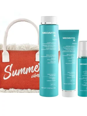 Medavita Solarich kosmetická sada pro letní péči (červená) Must-Have