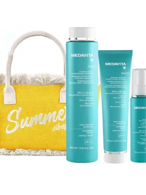 Must-Have Medavita Solarich kosmetická sada pro letní péči (žlutá)