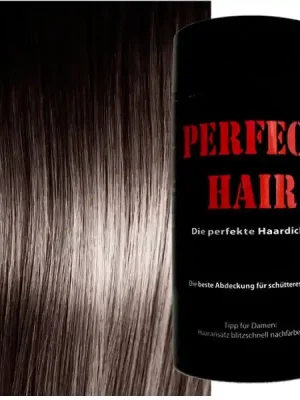 Bezpečná Platba Perfect Hair objemový vlasový pudr tmavě hnědý 28 g