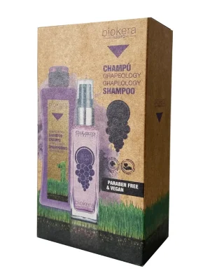 Originální Salerm Biokera Grapeology kosmetická sada pro detox vlasů