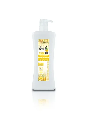 Salerm Biokera Yellow Shot krém pro vlnité vlasy 1000 ml Dokud Zásoby Vydrží
